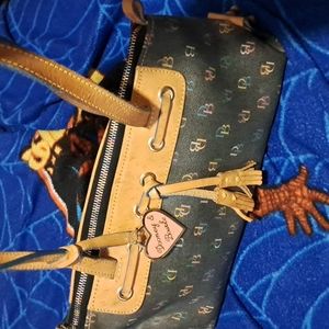 DOONEY & BOURKE RAINBOW MONOGRAMMED PURSE